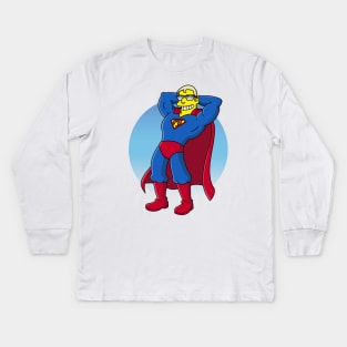 Super Duffman Kids Long Sleeve T-Shirt